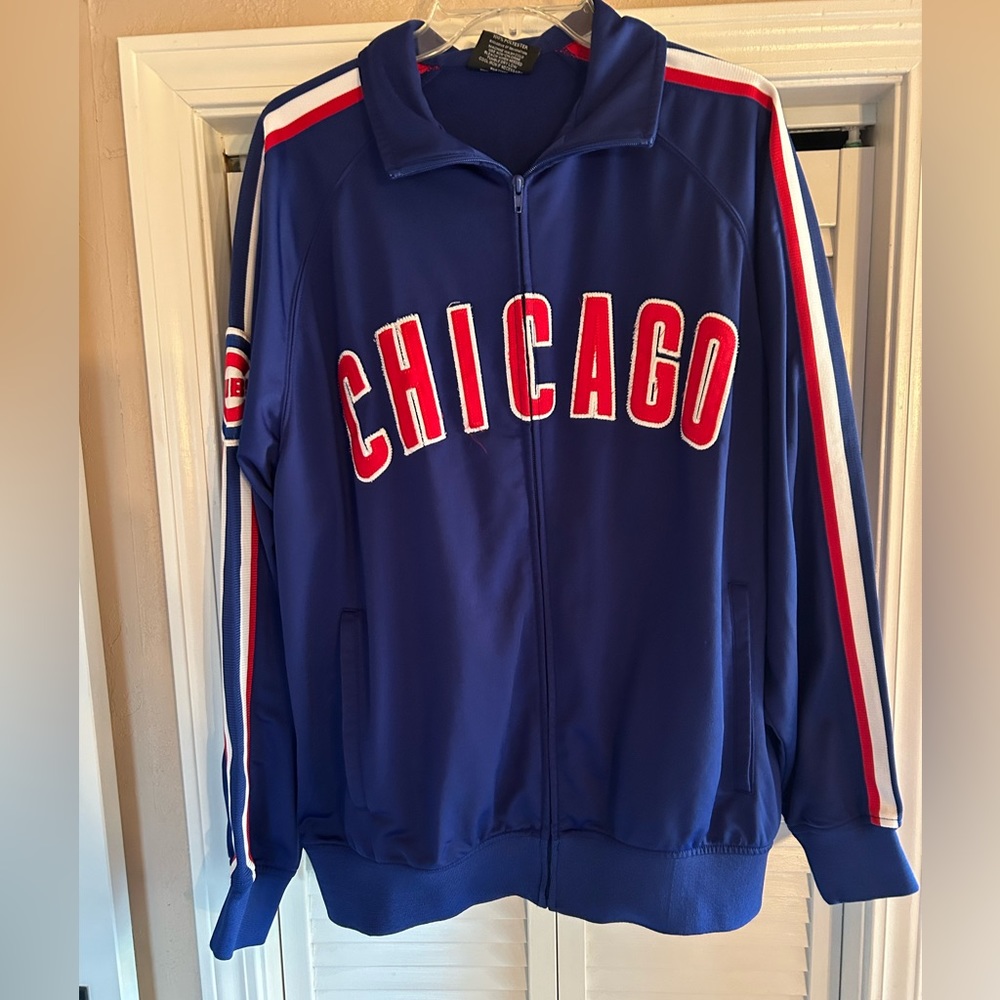 Stitches Chicago Cubs Athletic Jacket Size Large.